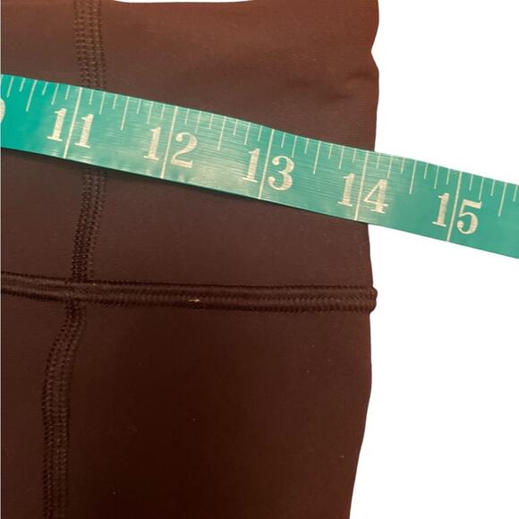 Lululemon Athletica Leggings 8 Yoga Gym Cropped Extra Reflective Dots Black - Picture 10 of 11